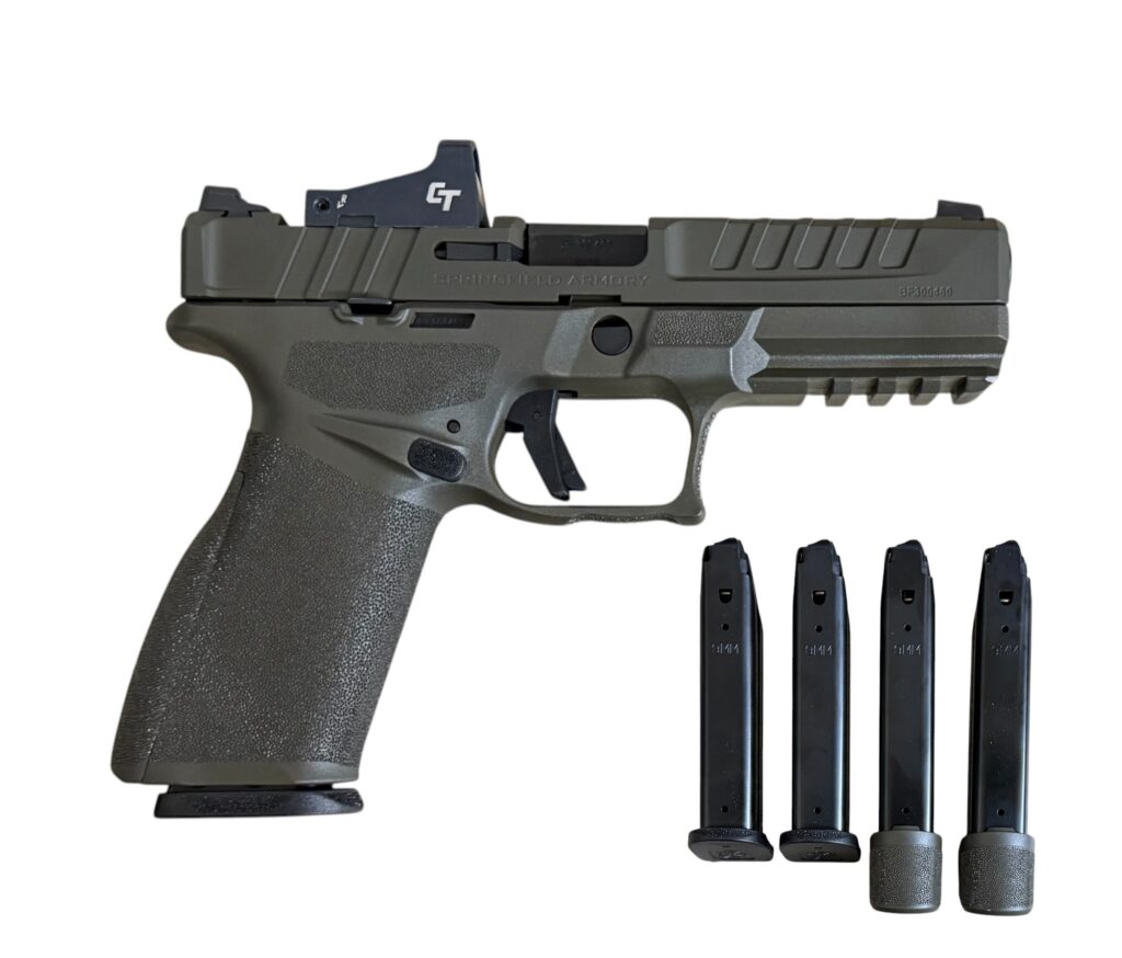 Springfield Echelon 9mm OD Green Gear Up W/ Crimson Trace Red Dot EC9459G-U-GU25
