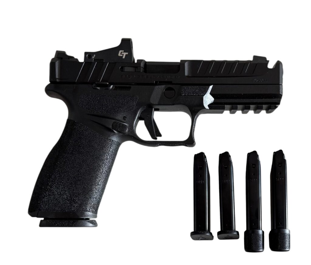Springfield Echelon Comp 9mm Gear Up W/ Crimson Trace Red Dot 5- Mags EC9459B-U-COMP-GU25