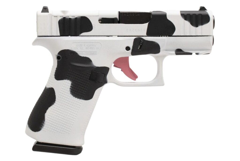 Glock 43x 9mm MOS Optics Ready Cow Print PX4350204FRMOSMOO