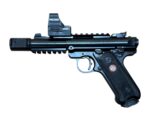 Used Ruger Mark IV Tactical 22 LR 5- Magazines Holosun 507Comp Volquartsen Trigger 40150 MK - View 3