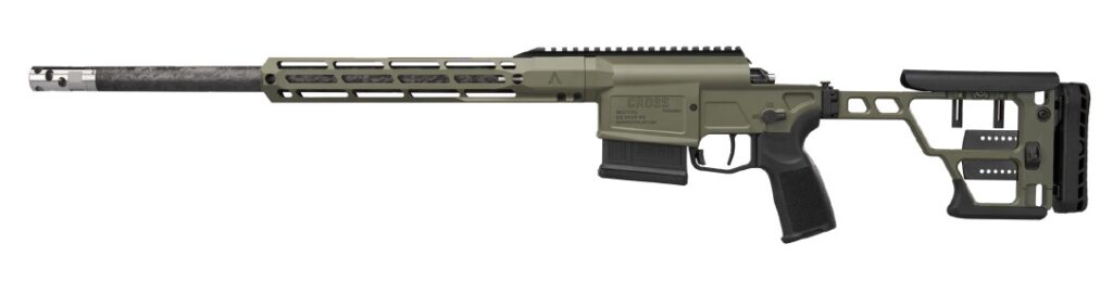 Sig Sauer Cross Sawtooth 6.5 Creedmoor 18″ Carbon Fiber Barrel Moss Green CROSS-65-18B-SAW