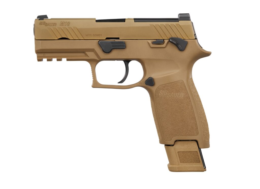 Sig Sauer P320 M18 9mm CSS Coyote Tan Optics Ready Manual Safety 320 M-18 M18-9-CSS-MS