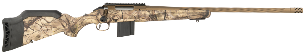 Ruger American Gen 2 6mm ARC 20″ Threaded Barrel Go Wild Camo 10-Rounds 46982