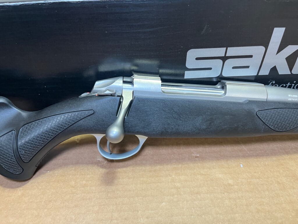 Sako 85 S Stainless Synthetic Bolt-Action Rifle – 7mm-08 Rem, Fluted Barrel, Made in Finland