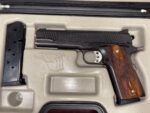 Magnum Research Desert Eagle 1911 G – .45 ACP, 5″ Barrel, Matte Black, Checkered Wood Grips - View 2