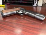 Magnum Research Desert Eagle 1911 G – .45 ACP, 5″ Barrel, Matte Black, Checkered Wood Grips - View 4