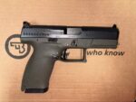 CZ P-10C OR 9mm Pistol – Optics Ready, OD Green Frame, 15+1, 3 Magazines - View 5