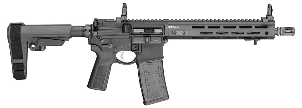 Springfield Saint Victor Pistol 556 NATO 11.5″ Barrel W/ SBA3 Brace STV9115556B-SBA3