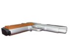 Metro Arms American Classic Commander 1911 – Chrome .45 ACP, Wood Grips - View 6