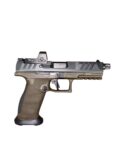 Used Walther PDP Pro SD 5.1″ 9mm – Full Size, OD Green, Threaded Barrel, Red Dot, 3 Mags, Case - View 3