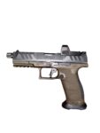 Used Walther PDP Pro SD 5.1″ 9mm – Full Size, OD Green, Threaded Barrel, Red Dot, 3 Mags, Case - View 4