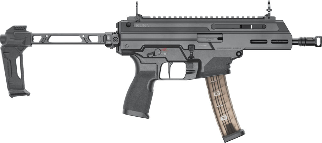 Springfield Armory KUNA – 9mm, 6.125″ Barrel, Folding Brace, 2 Mags, Factory Box