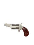 Used North American Arms .22 Magnum Mini Revolver – Stainless Steel, Rosewood Grips, 1.63″ Barrel - View 3