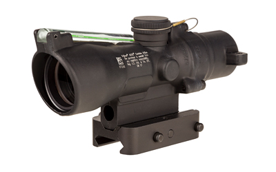 Trijicon 3×24 Compact ACOG Scope, Dual Illuminated Green Horseshoe/Dot 223/55gr Ballistic Reticle Q-LOC Mount