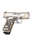 Used Glock 43X 9mm – Custom “Donald J. Trump” Engraved Edition, Gold Cerakote - View 3
