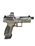 Used Beretta APX A1 Tactical 9mm – Threaded Barrel, Holosun Red Dot, OD Green Frame, 3 Mags - View 6