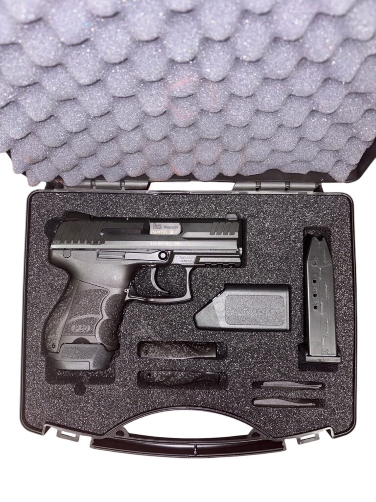 Used HK P30SK V1 9mm Subcompact Pistol – DA/SA, Night Sights, 10+1/13+1 Mags Included