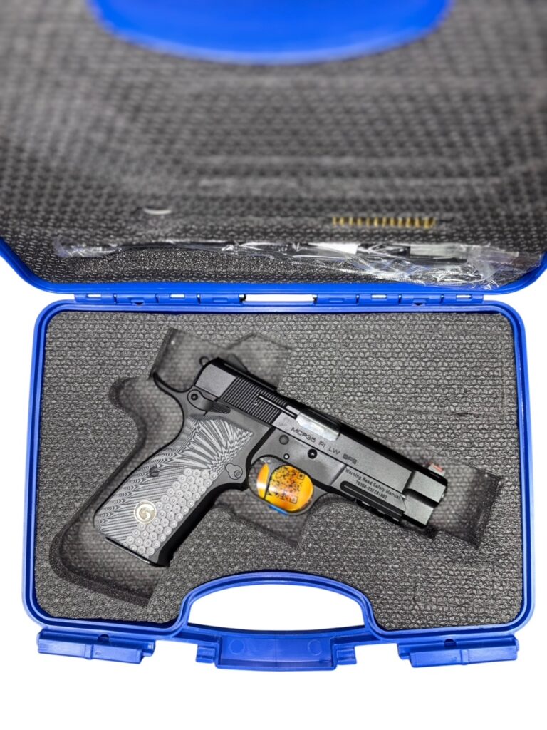 Girsan MCP35 PI LW OPS 9mm – Compact High Power w/ Rail, G10 Grips, Fiber Optic Sight