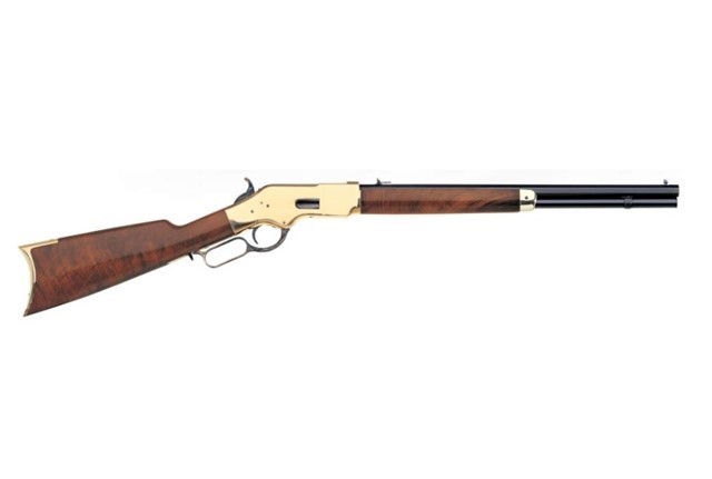Uberti 1866 Yellowboy Carbine 45 Colt Brass Receiver 20″ Barrel 13 Round Capacity 342340
