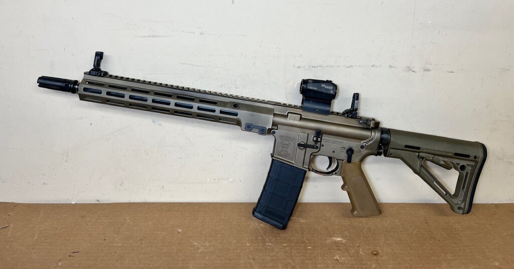 Geissele Super Duty 16″ 5.56 Rifle – DDC Finish, Magpul Furniture, Romeo5