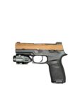 Used SIG Sauer P320 M18 9mm Snakebite – Coyote Slide, Manual Safety, w/ Streamlight TLR-6A - View 2