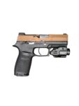 Used SIG Sauer P320 M18 9mm Snakebite – Coyote Slide, Manual Safety, w/ Streamlight TLR-6A - View 3