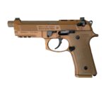 Beretta M9A4 Full Size 9mm FDE – Threaded Barrel, Optics-Ready, Tactical Rail - View 4