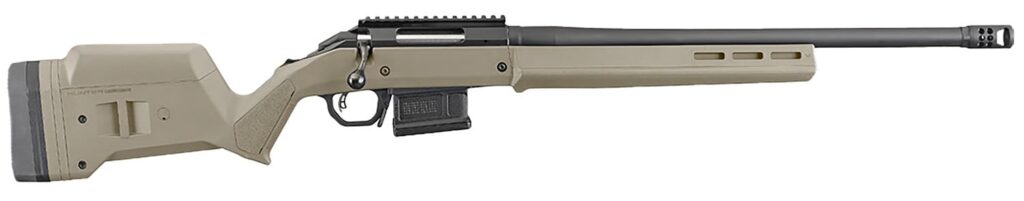 Ruger American 308 Magpul Hunter Stock FDE 20″ Threaded Barrel 26933