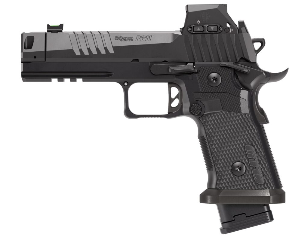 Sig Sauer P211 9mm SAO Compensator W/ RomeoX Pro SigLoc 23 Round Capacity 211 2011 211F-9-GTO-B-RXSL