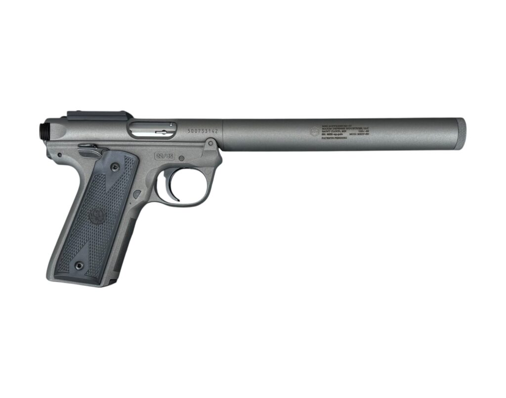 Maxim Ruger Mark IV 22/45 22 LR Integral Silencer / Suppressor Combo Urban Gray MKIV-SD MXM-49210