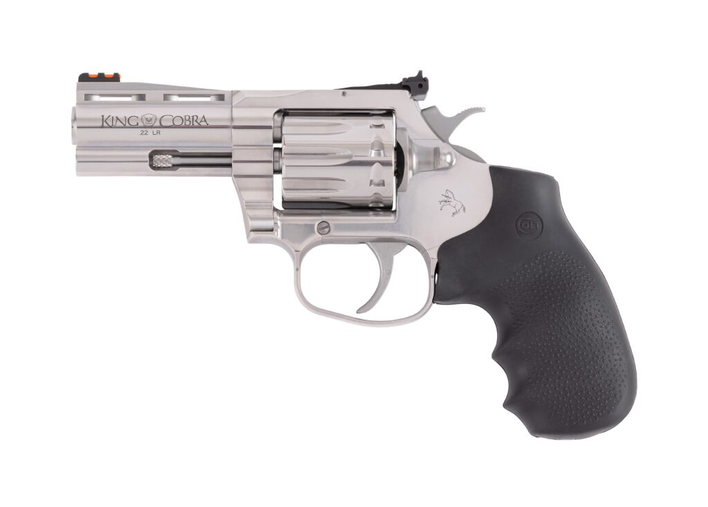 Colt King Cobra 22 LR Stainless Steel 3″ Barrel 10- Shot KCOBRA22-SP3RFO