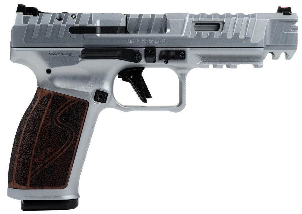 Canik SFX Rival-S 9mm Chrome Rosewood Grips Optics Ready 18 Round Capacity HG7010CR-N