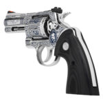 Limited Edition Exclusive Colt Python Sapphire Engraved 357 Mag 3″ Barrel Samuel Colt - View 3