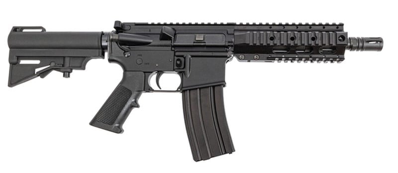 DPMS “Kitty Kat” 556 Nato 7.5″ Barrel Quad Rail CAR Brace Pistol DP51655207131