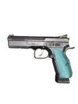 CZ Shadow 2 Optics Ready 9mm – Black Poly Frame, Blue Grips, 3 Mags, Made in USA - View 3