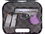 Used Glock 26 Gen 5 9mm – Subcompact, 3 Mags, Purple Hogue Grip, 10+1 - View 3