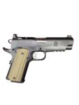 Used Springfield Armory Operator 4.25″ 9mm 1911 – Black, VZ Grips, Tactical Rail, 2 Mags - View 4