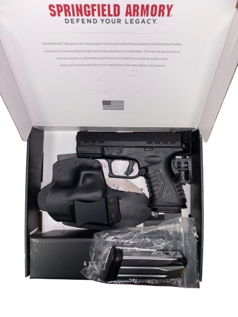 Used Springfield XD-M Elite Compact OSP 3.8″ 9mm – Optics Ready, Match Barrel, Includes Holster