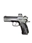 Used CZ Shadow 2 Carry Optics Ready 9mm – 4.89″ Barrel, 15+1, Black – Romeo-X Pro Red Dot - View 4