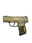 Sig Sauer P365 9mm – OUTLANDER YELLOW LASER, Manual Safety 365-9-BXR3P-MS - View 3