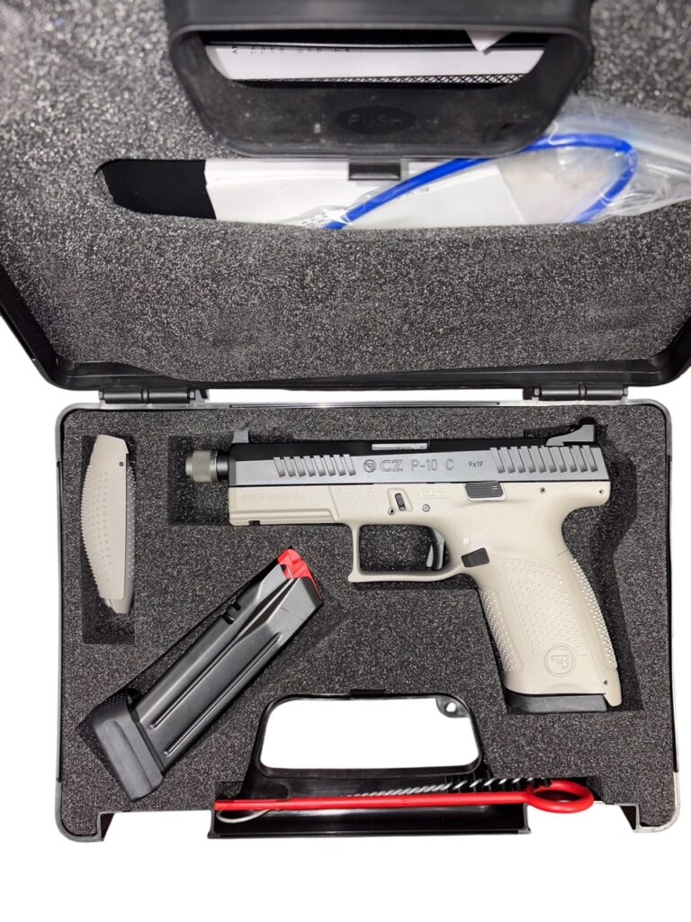 Used CZ P-10 C Urban Grey Suppressor-Ready 9mm – 17+1, Threaded Barrel, Reversible Mag Catch