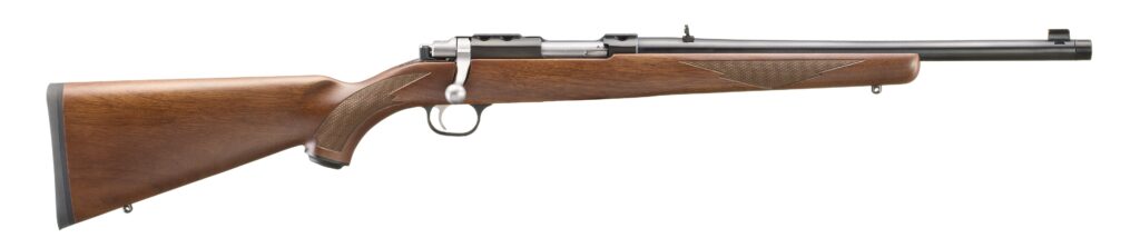 Ruger 77/44 44 Mag Bolt Action Blued 16″ Threaded Barrel Walnut Stock M77 7428
