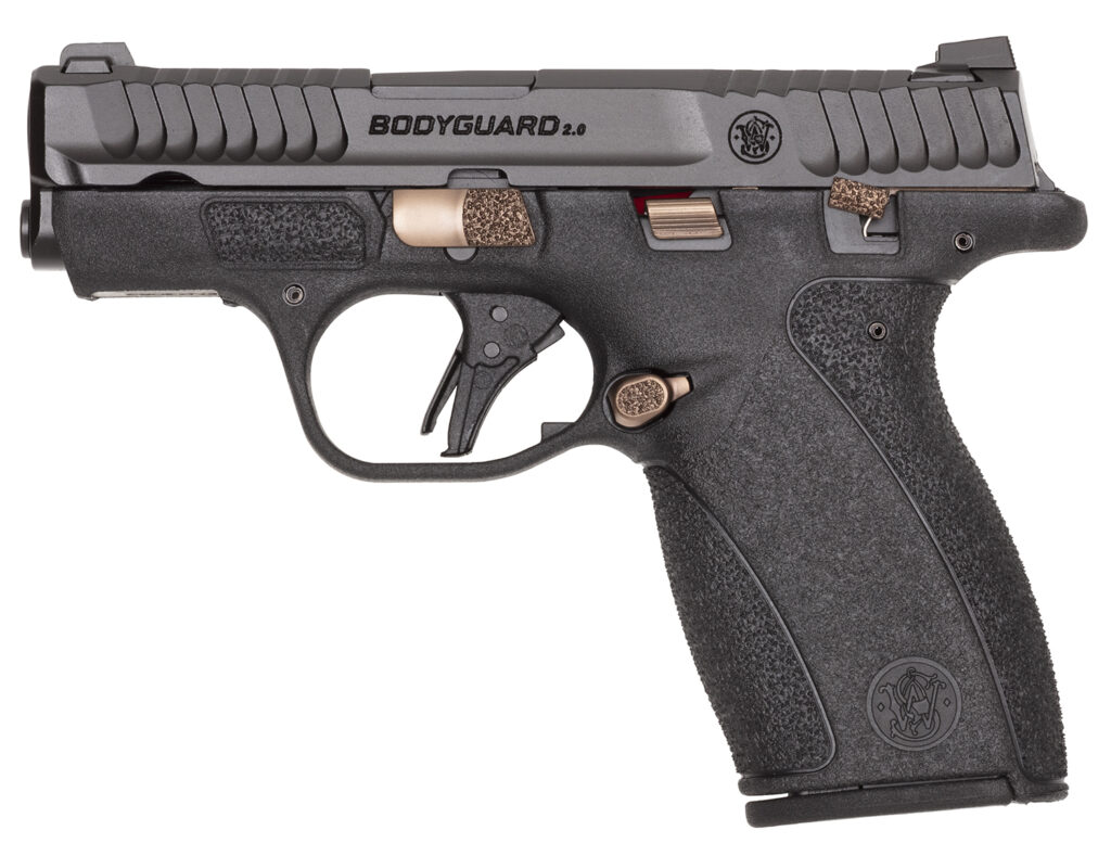 Smith & Wesson M&P Bodyguard 2.0 380 ACP Rose Gold Controls Thumb Safety 14660