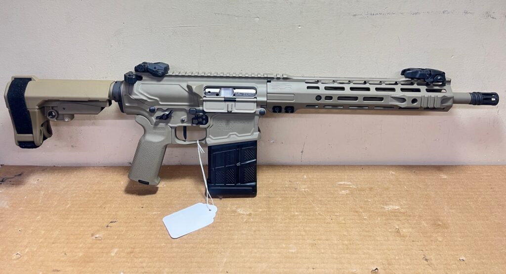 ZEV Technologies Large Frame Billet .308 Pistol – FDE, 12.5″ AR-10