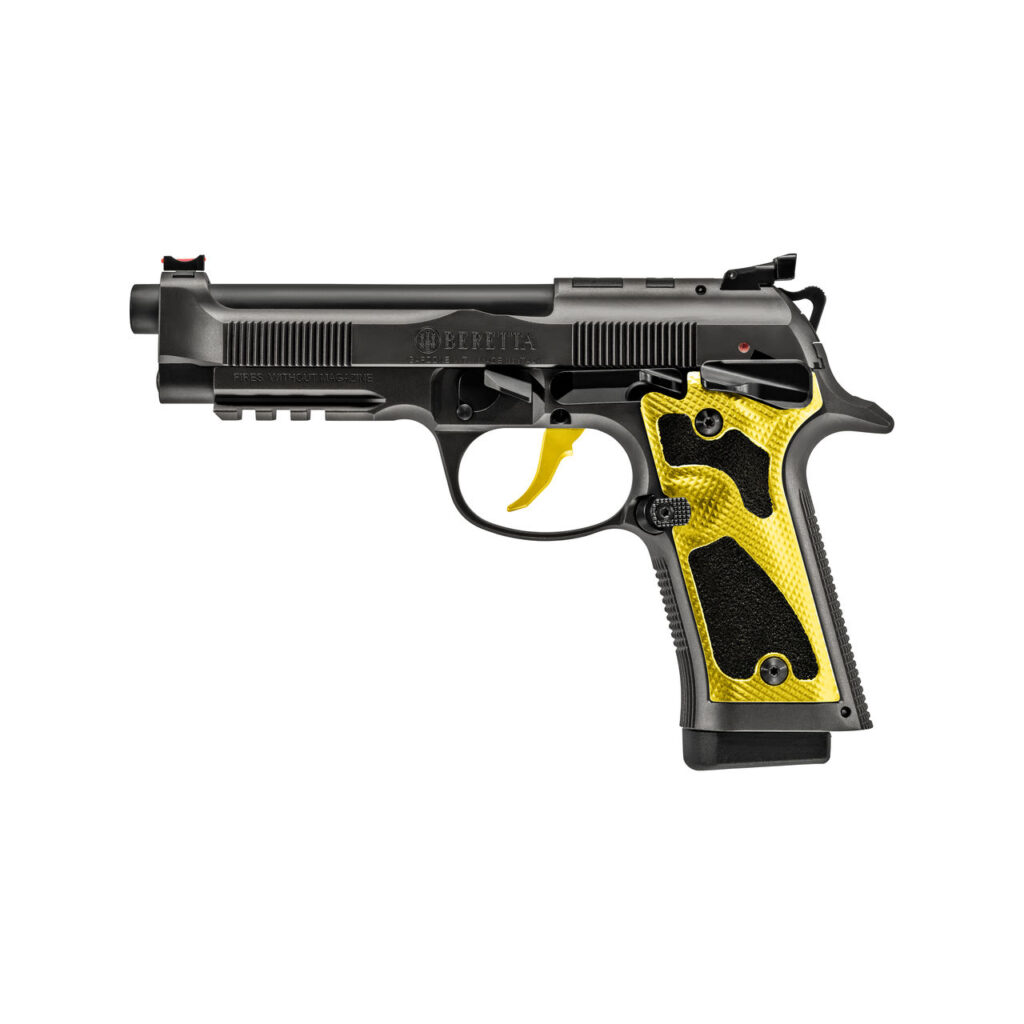 Beretta 92XI Performance Carry Dark Series 9mm Optics Ready Solar Flare Yellow J92XPCOYE18