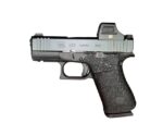 Glock 43X MOS 9mm w/ Holosun SCS Carry Optic – Custom Grip Texture - View 2