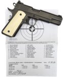 Nighthawk Custom NHC Classic 45 ACP IOS 1911 Giraffe Bone Grips 0063 - View 3
