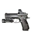 CZ Shadow 2 Compact Optics-Ready — Trijicon SRO, Streamlight TLR-1 HL, Light-Bearing Holster (Bundle) - View 7