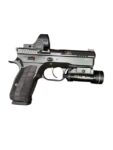 CZ Shadow 2 Compact Optics-Ready — Trijicon SRO, Streamlight TLR-1 HL, Light-Bearing Holster (Bundle) - View 10
