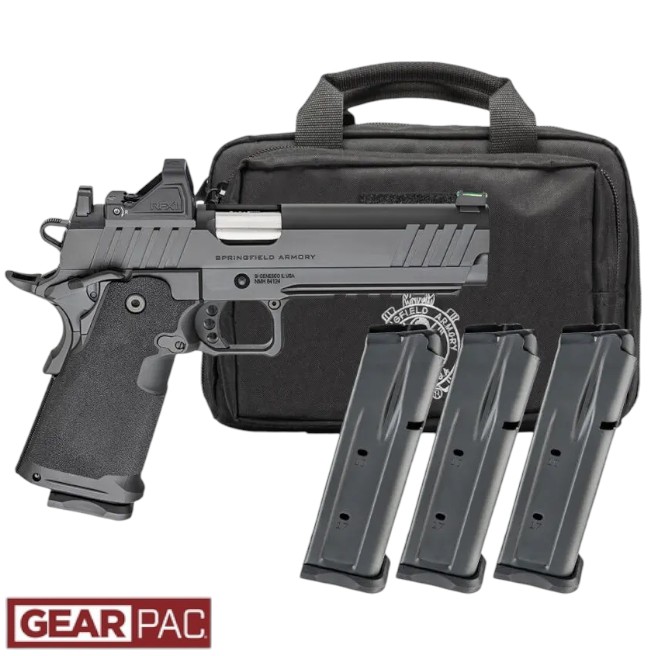 Springfield Prodigy 9mm 5″ Barrel Gear Pac 4- Mags PH9119AOS-PAC
